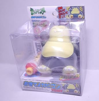 初期】ポケモン電動フィギュア☆おきてよカビゴン☆ふしぎな